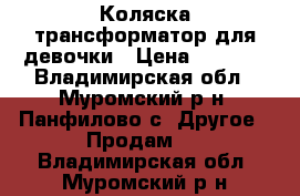 Коляска трансформатор для девочки › Цена ­ 2 000 - Владимирская обл., Муромский р-н, Панфилово с. Другое » Продам   . Владимирская обл.,Муромский р-н